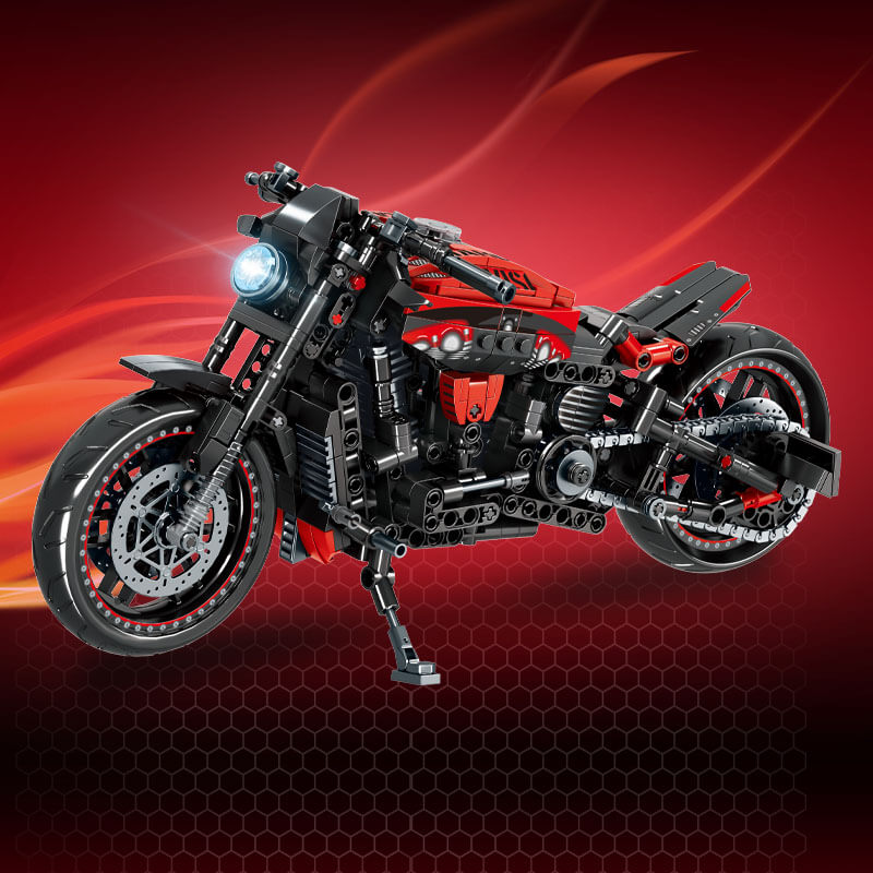 Modern Cruiser Motorcycle - vue 3