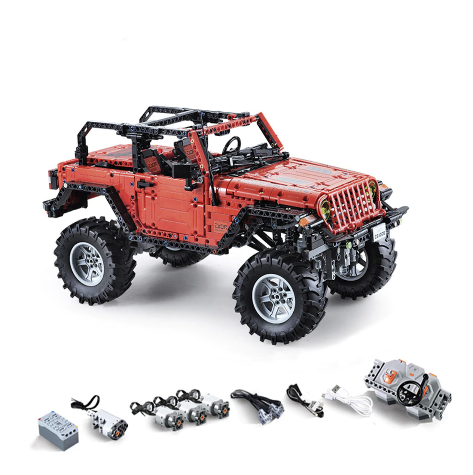 C61006 pf - Extreme 4x4 Wrangler Convertible Remote Control - vue 3 | Power Blockz