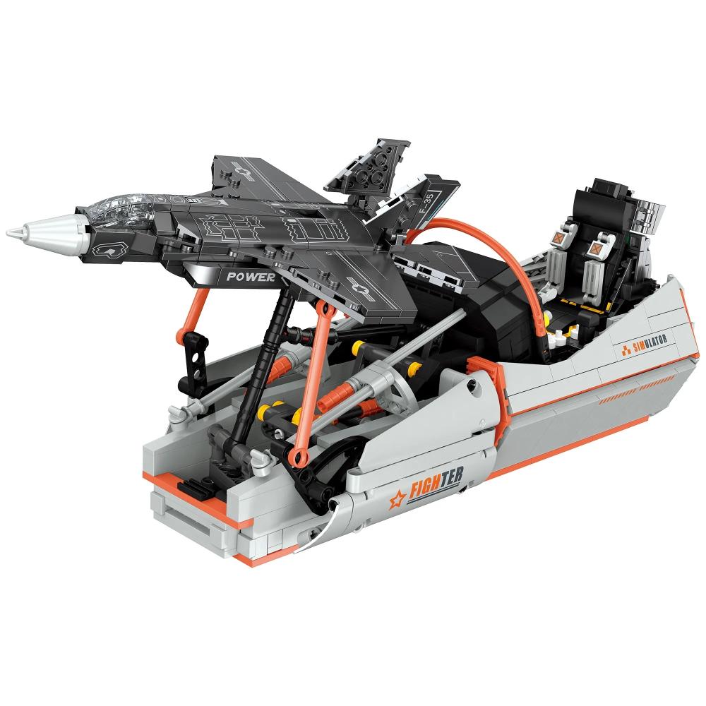 JIESTAR JJ9230 - F35 Fighter Jet Simulator | Power Blockz