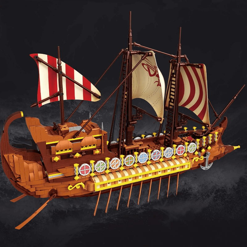 Baka 33303 - Ancient Viking Warship - vue 2 | Power Blockz