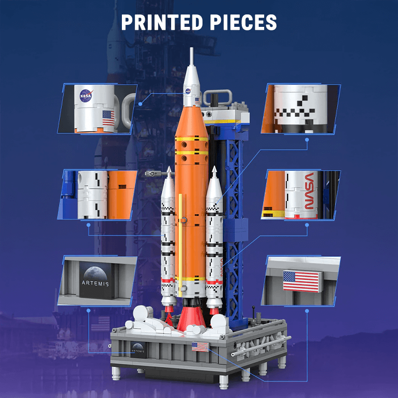 SLS Artemis Space Rocket - vue 3