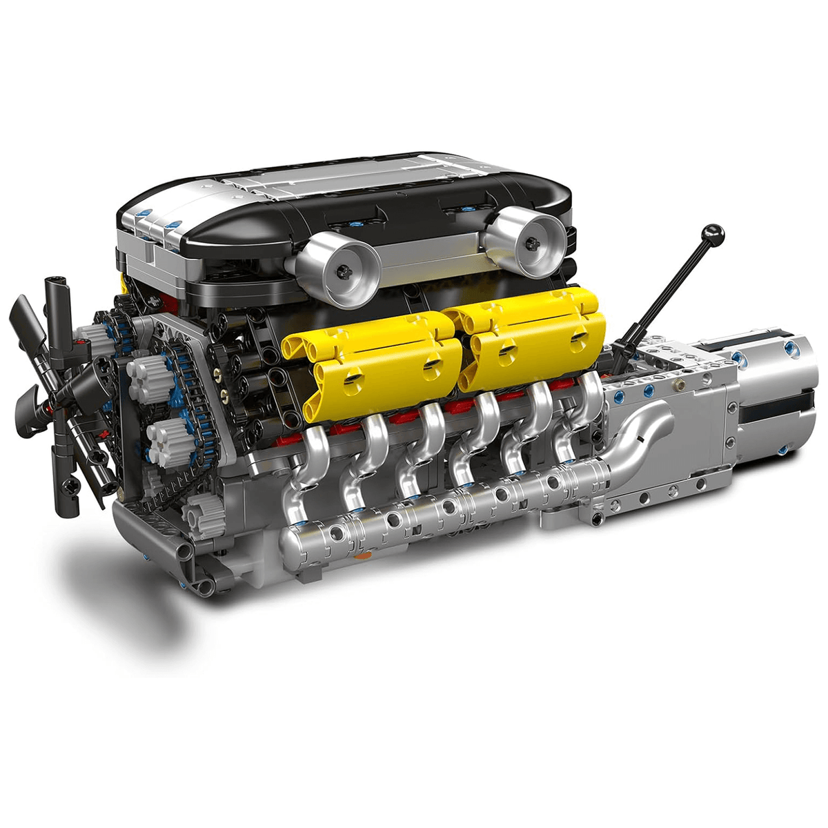 Mould King 10202 - Supercar V12 Engine & Transmission | Power Blockz