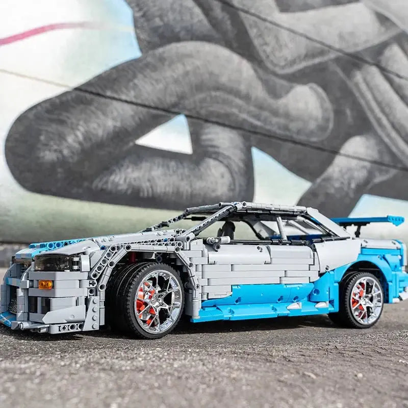 Power Blockz R34 GTR JDM - Stickers included - JDM R34 Coupé 'Godzilla' - vue 6 | Power Blockz