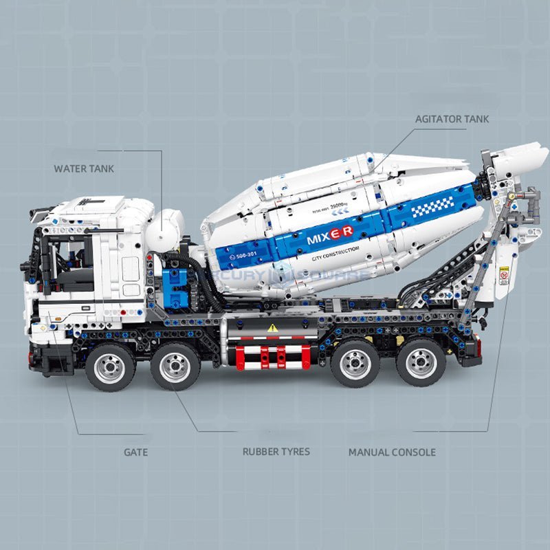 Jiestar FF11012 - Static Version - Concrete Mixer Truck - vue 7 | Power Blockz