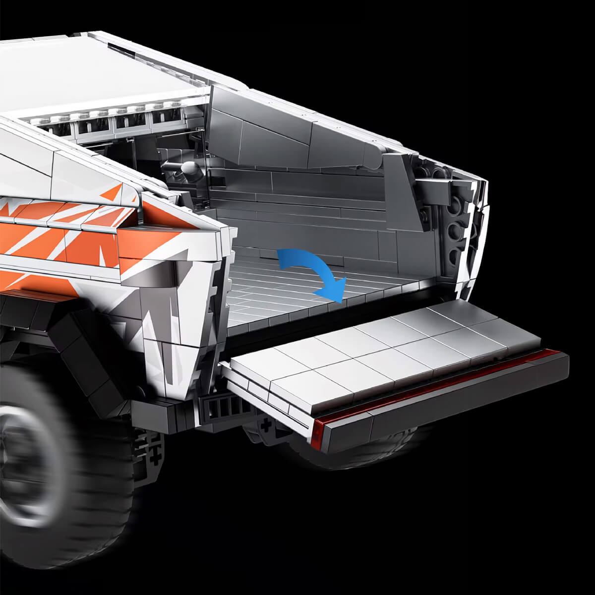 BaKa 33000 - Cyber Truck - vue 4 | Power Blockz