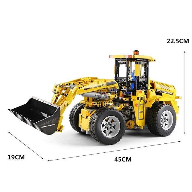Mould King 13122S - RC Heavy-Duty Bulldozer - vue 6 | Power Blockz