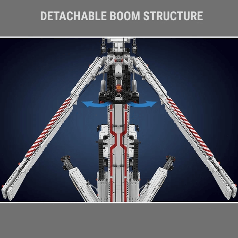 Mould King 17007 - Heavy Duty RC Crane V2 - vue 10 | Power Blockz