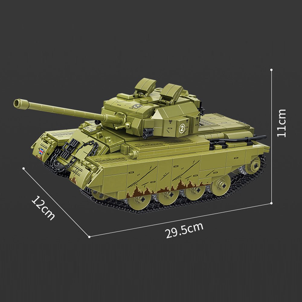 Spebrick 676008 - Centurion Main Battle Tank with Power Functions - vue 7 | Power Blockz