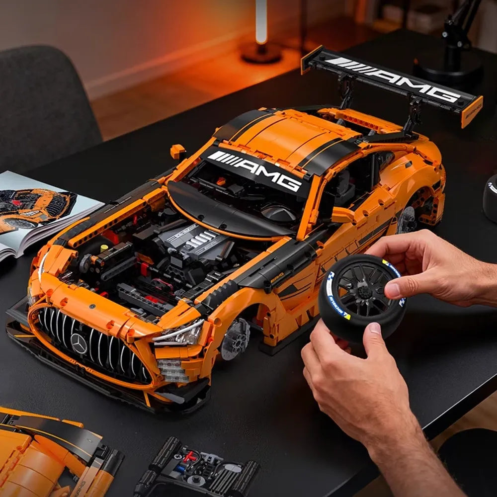 C64008W - Mercedes AMG GT Black Series - vue 5 | Power Blockz
