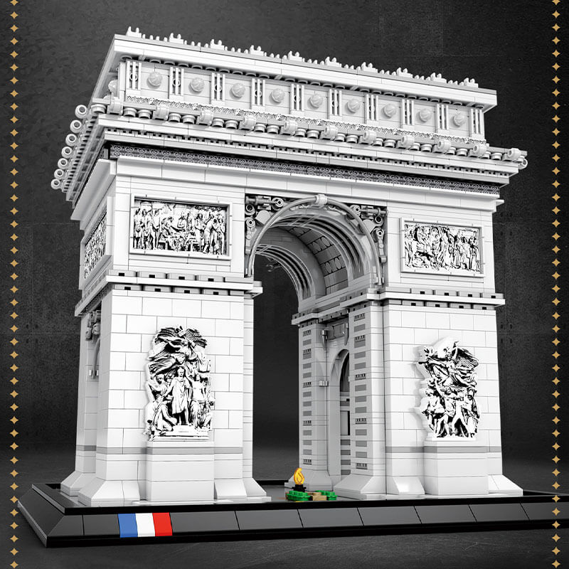 Reobrix 66024 - Arc de Triomphe - vue 5 | Power Blockz