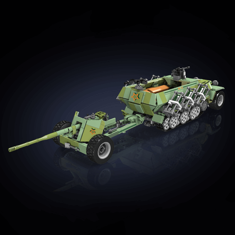 Mould King 20027 - KFZ 251 Half Track - vue 6 | Power Blockz