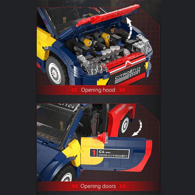 CaDa C62000 - 2008 Citroen WRC Rally - vue 13 | Power Blockz