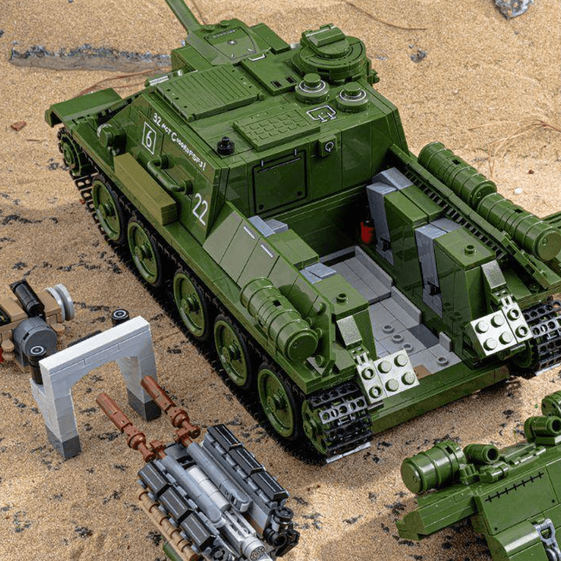 Panlos 632022 - Remote Controlled SU-100 Tank Destroyer - vue 5 | Power Blockz