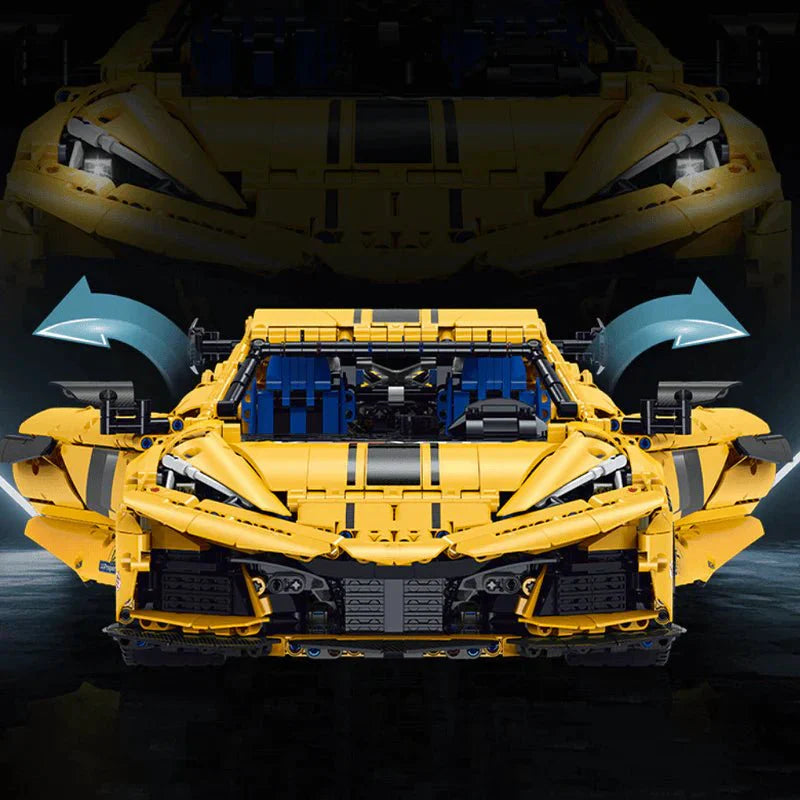 Guly 10622 - Static - Mid-Engine American Supercar - vue 5 | Power Blockz