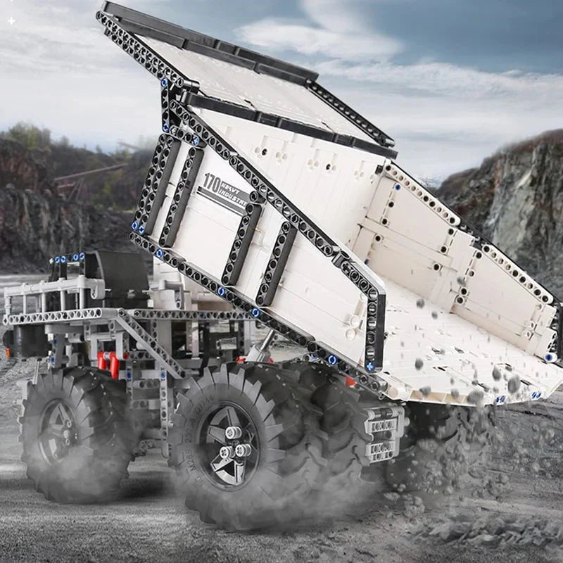 Mould King 13170 - RC Mining Dump Truck - vue 10 | Power Blockz