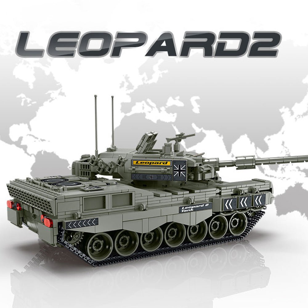 Mork 027001 - Leopard 2 Main Battle Tank - vue 2 | Power Blockz