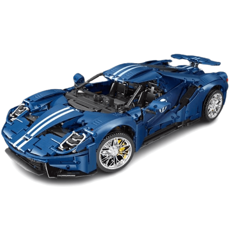 TGL T5042B - Blue - Static - Heritage GT40 Le Mans Icon | Power Blockz