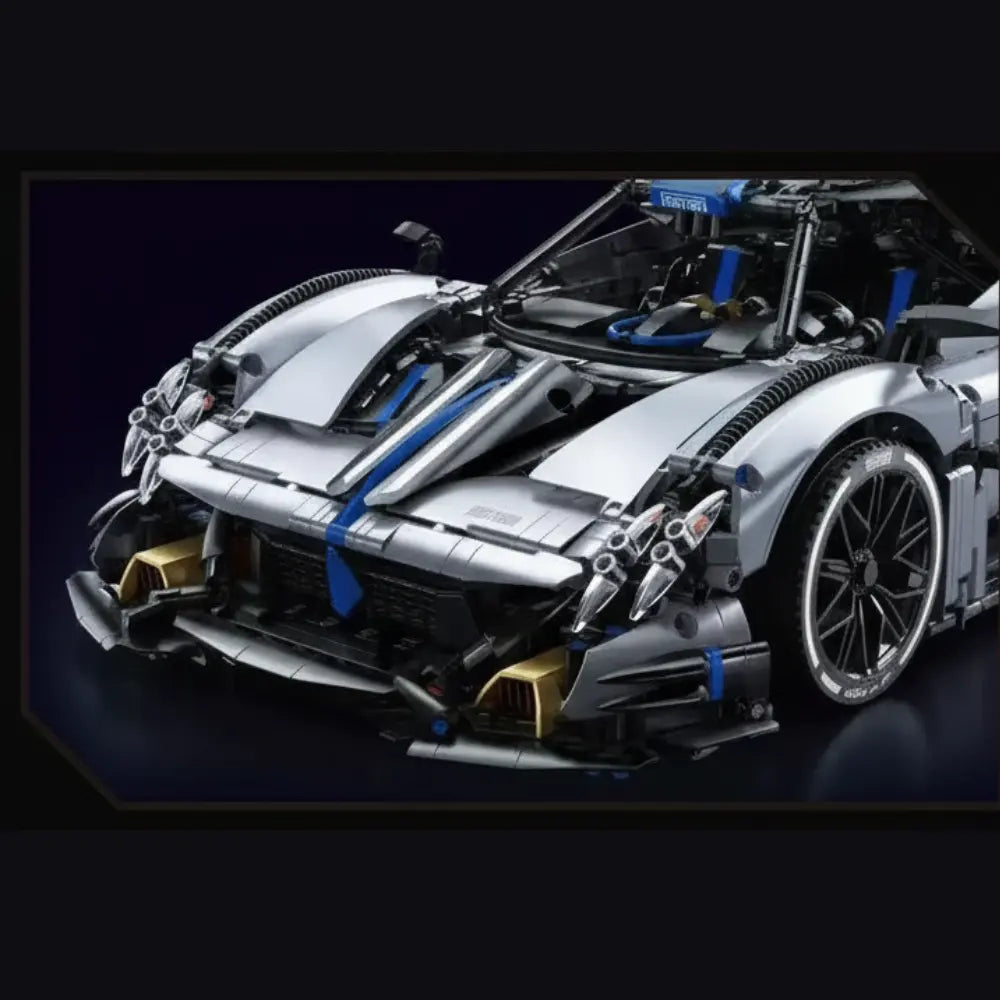Toylinx 3526 Static Version - Italian Aero Hypercar Ultimo 2021 - vue 7 | Power Blockz