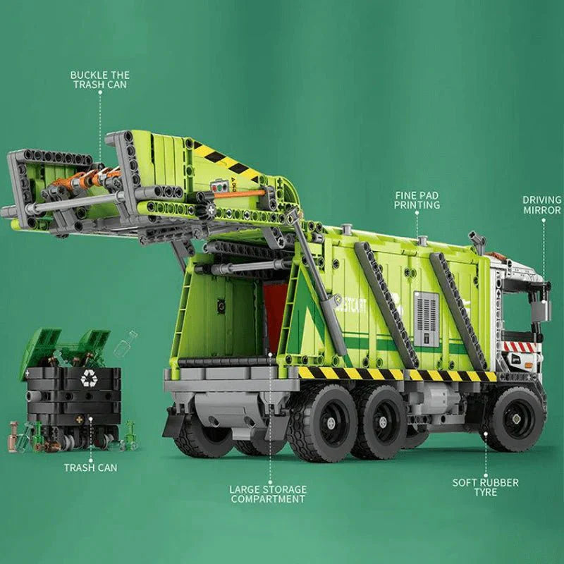 Reobrix 22022 - Urban Waste Collection Truck - vue 9 | Power Blockz