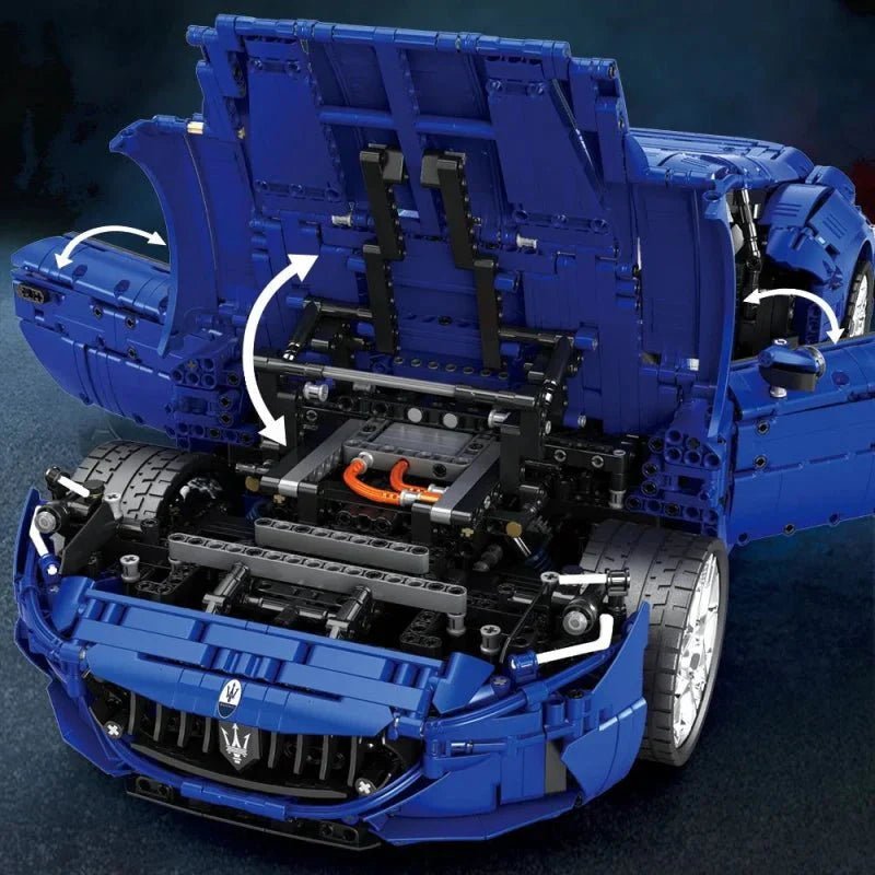 Reobrix 11010 - Maserati GranTurismo Blue Edition - vue 10 | Power Blockz