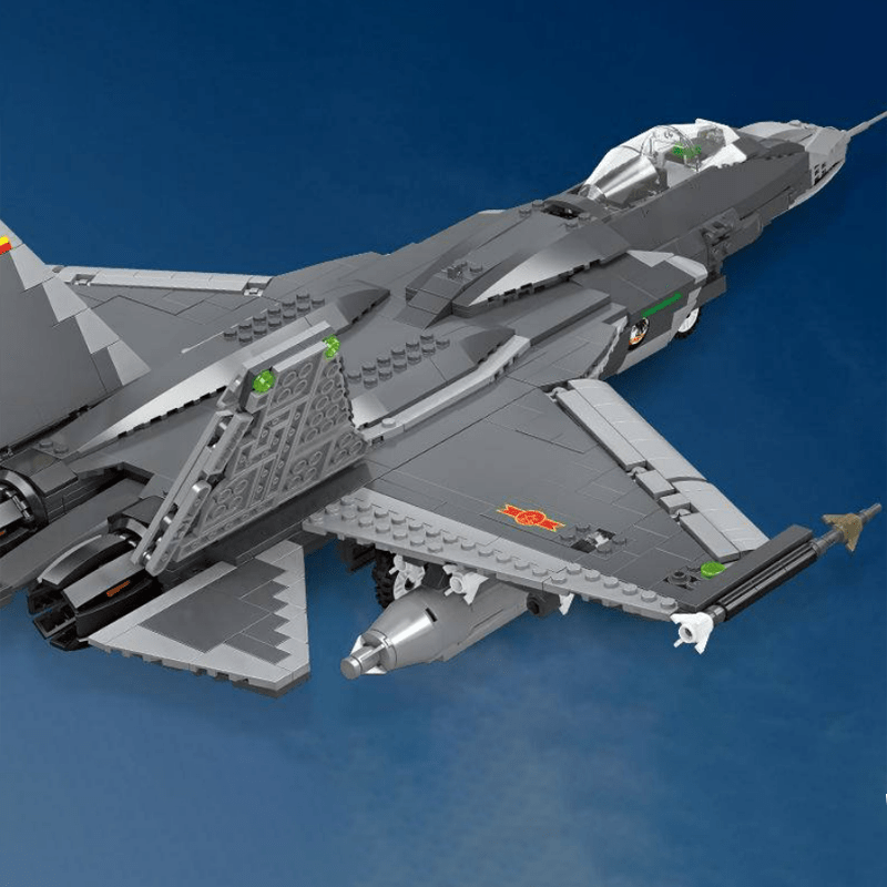 Jiestar 61051 - J-31 Stealth Fighter - vue 2 | Power Blockz