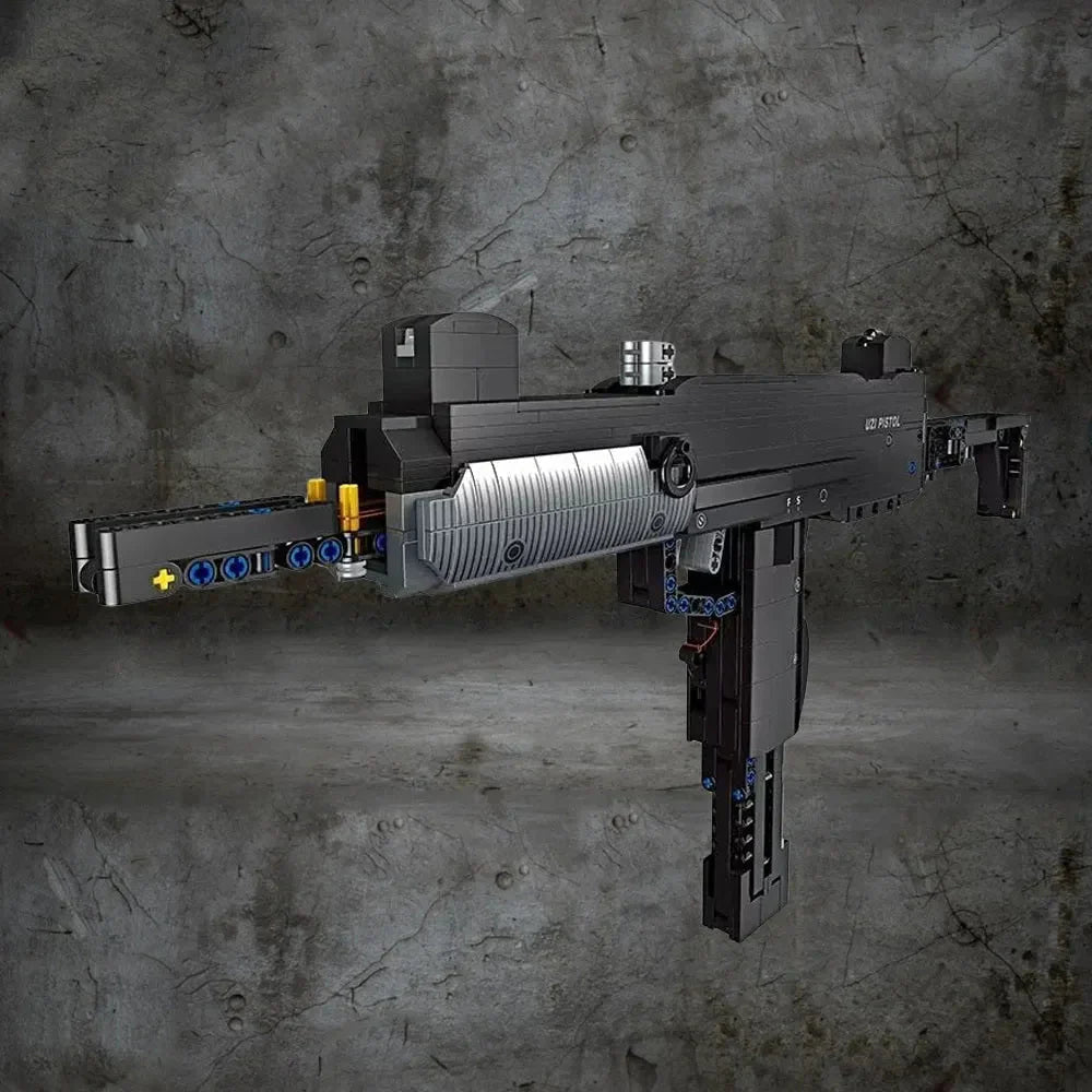 Jiestar 58021 - Tech UZI Sub Machine - vue 6 | Power Blockz