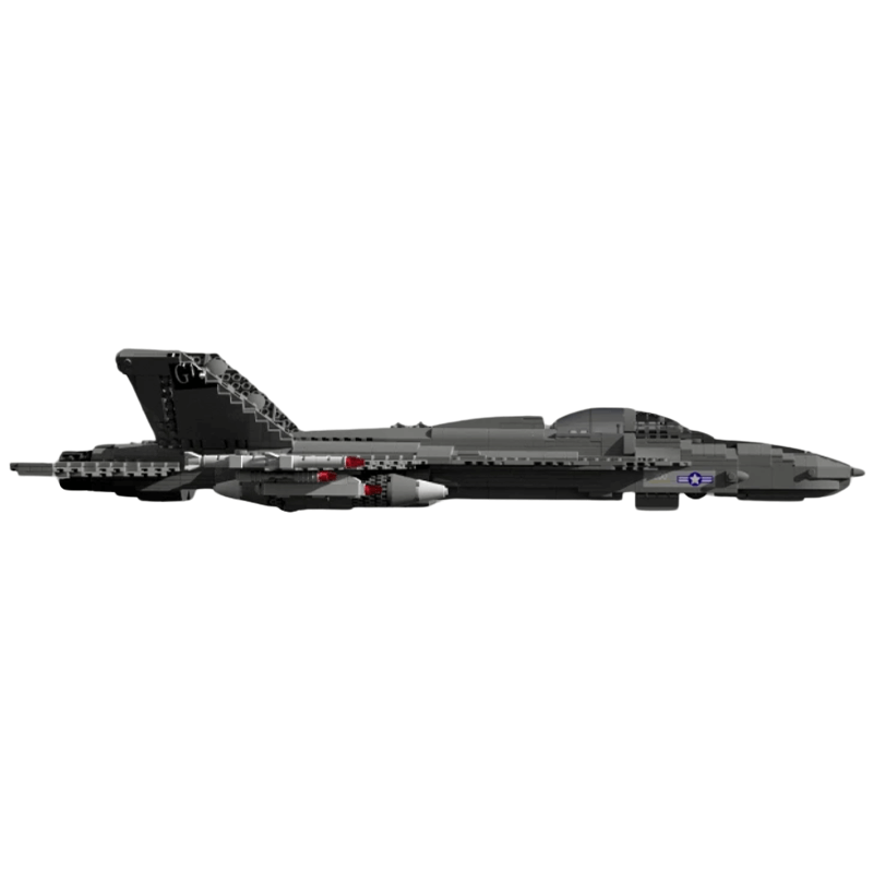 Reobrix 33022 - F18 Fighter Jet - vue 2 | Power Blockz