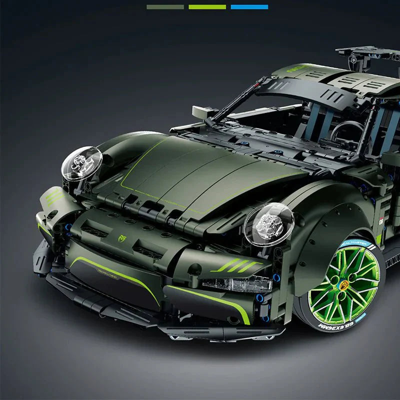 IM-Master 9806 - Static Version - Widebody 911 Retro Sport Coupe Green - vue 4 | Power Blockz