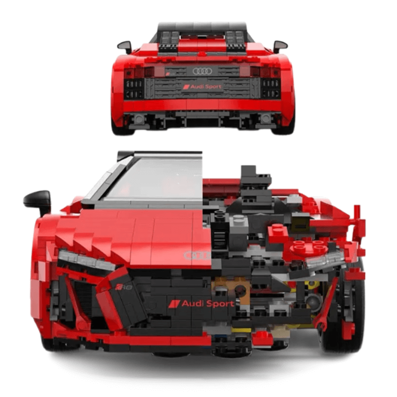 Rastar 93800 - Audi R8 Spyder - vue 4 | Power Blockz