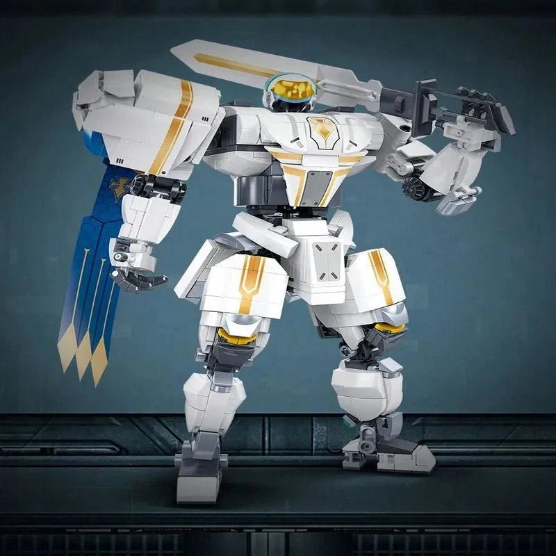 Transformed Super Mecha Arthur Robot Warrior Bricks Toy | 660pcs - Transformed Super Mecha Arthur Robot Warrior Bricks Toy - vue 9 | Power Blockz