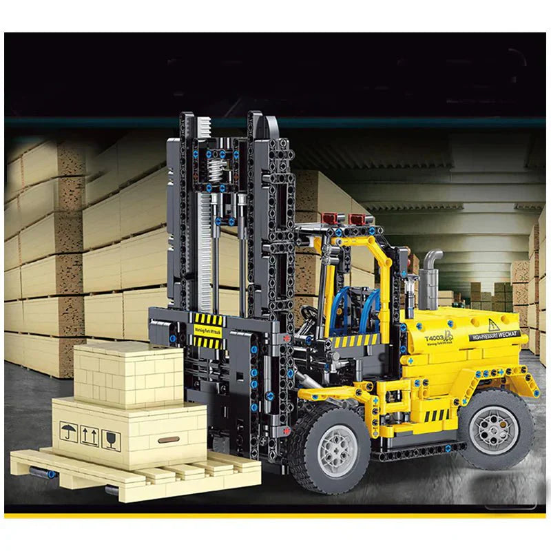Mould King 13106 - RC Industrial Forklift - vue 7 | Power Blockz