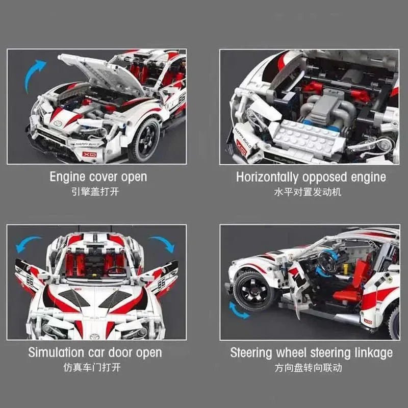 DK YC-23002 - JDM Supra Drift Sport Coupe - vue 6 | Power Blockz