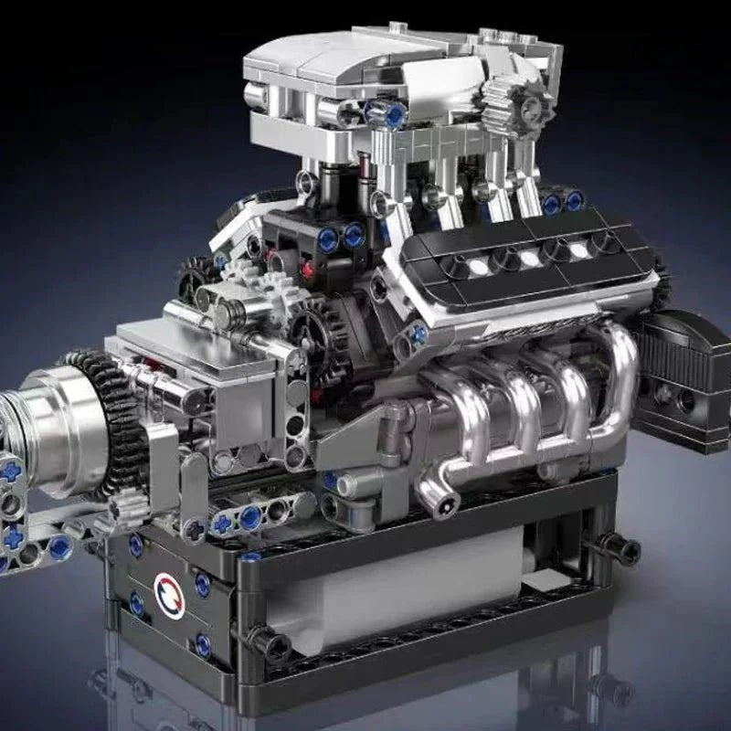 Mould King 10206 - MCL Supercar V8 Engine - vue 3 | Power Blockz