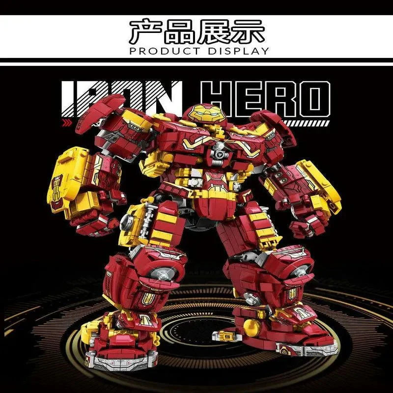 Ly 76066 - Super Heroes Marvel Iron Hero Warrior Robot Bricks Toy - vue 2 | Power Blockz