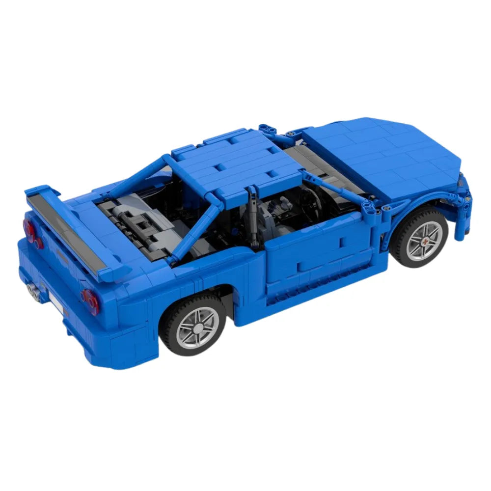 MOC-174789 - Skyline R34 GTR Vspec - vue 4 | Power Blockz