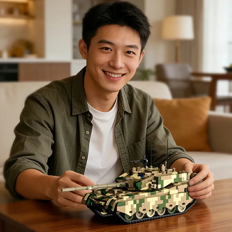 12GO 97032 - Type 99B Main Battle Tank Military - vue 7 | Power Blockz