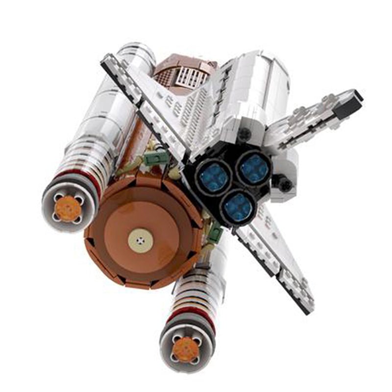 Gobricks MOC-46228 - Space Shuttle - vue 5 | Power Blockz