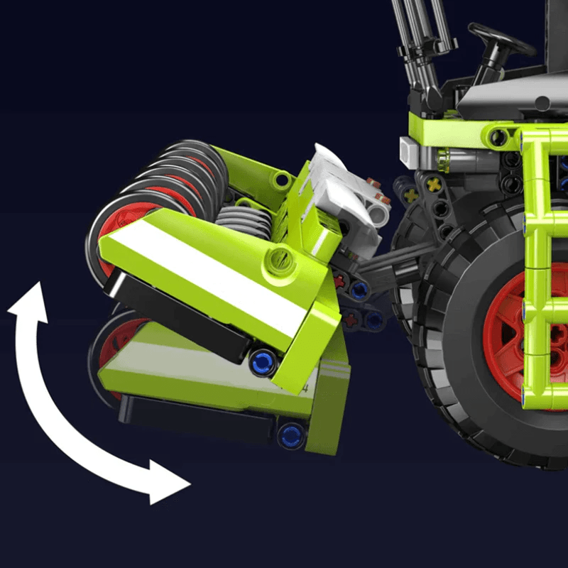 Mould King 17014 - RC Combine Harvester - vue 4 | Power Blockz