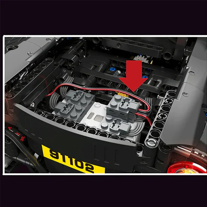 Jiestar 91102 - Static - V12 812 Grand Tourer Supercar - vue 6 | Power Blockz