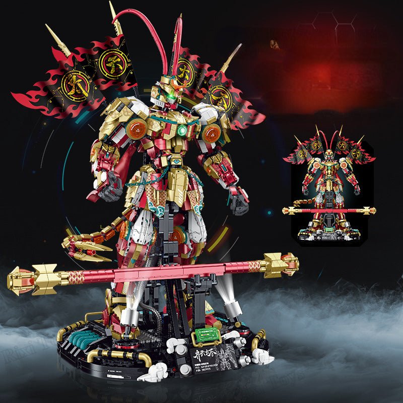 Guly 80502 - Monkey King Sun Wukong Limited Edition Mecha - vue 5 | Power Blockz