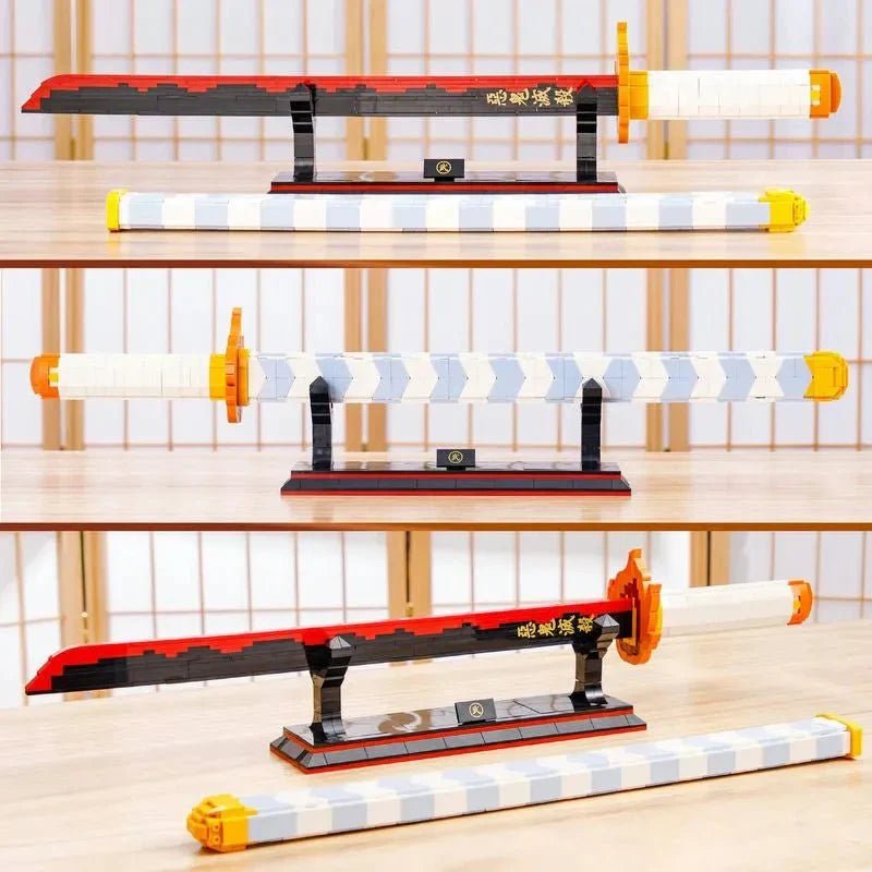 DK 1503 - Movie Demon Slayer Nichirin Sword Bricks Toy - vue 3 | Power Blockz