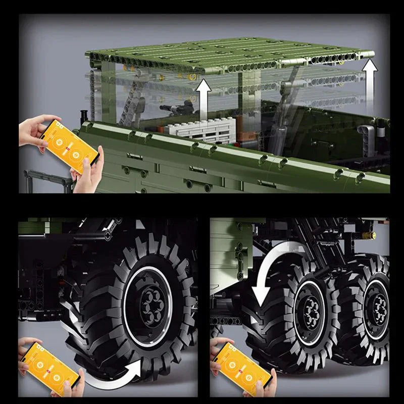 Rael LE-J907 - Static - All-Terrain Utility Work Truck - vue 8 | Power Blockz