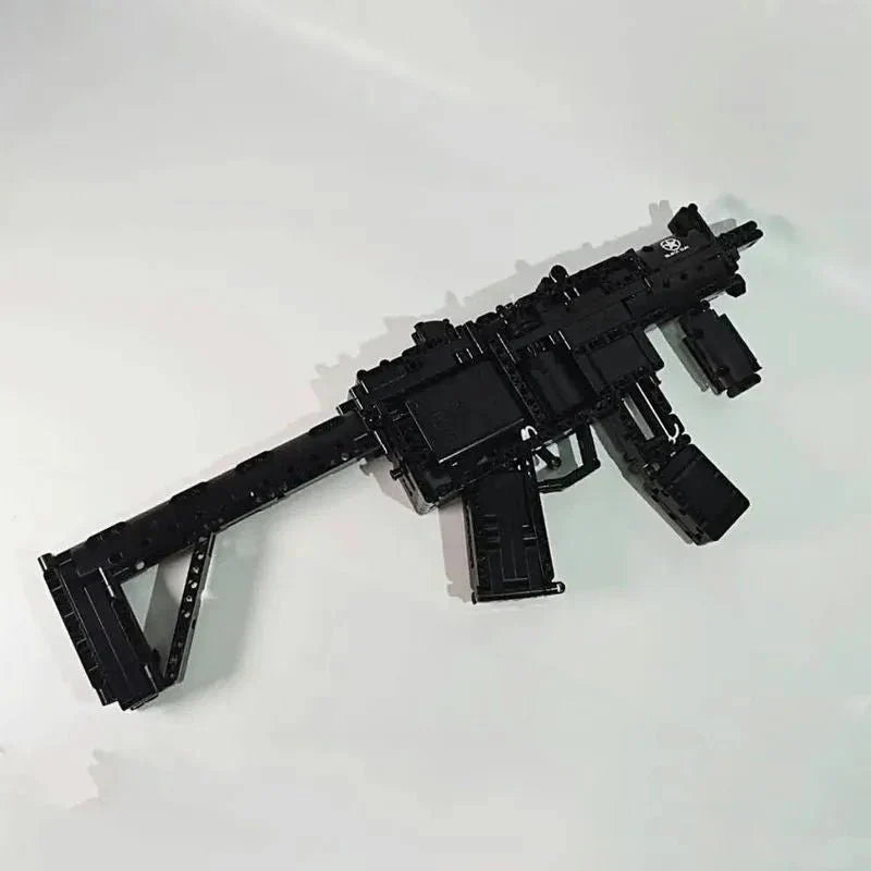 Mould King 14001 - Military Motorized MP5 SMG - vue 6 | Power Blockz