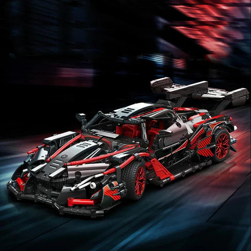 MoYu MY88301 - Red Concept Hypercar - vue 3 | Power Blockz