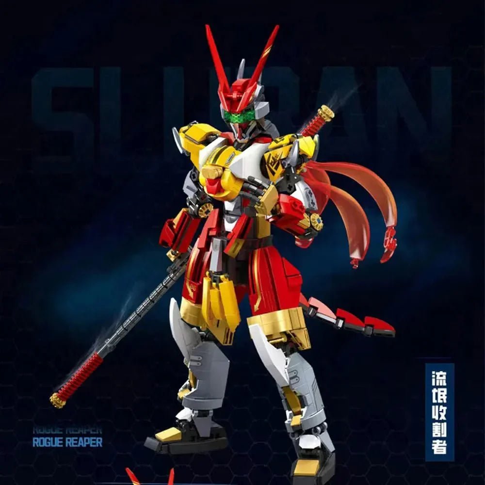 Monkey King Mecha Robot Cyber Wukong | 755pcs - Monkey King Mecha Robot Cyber Wukong - vue 4 | Power Blockz