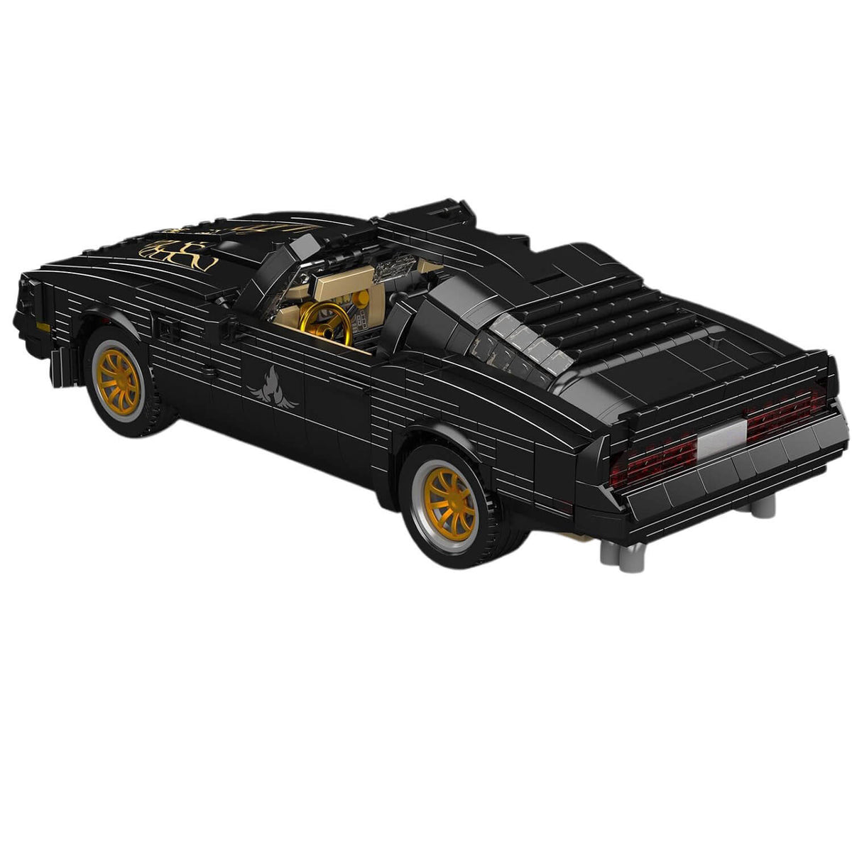 Mould King 10029 - 1981 Retro Muscle Coupe - vue 2 | Power Blockz