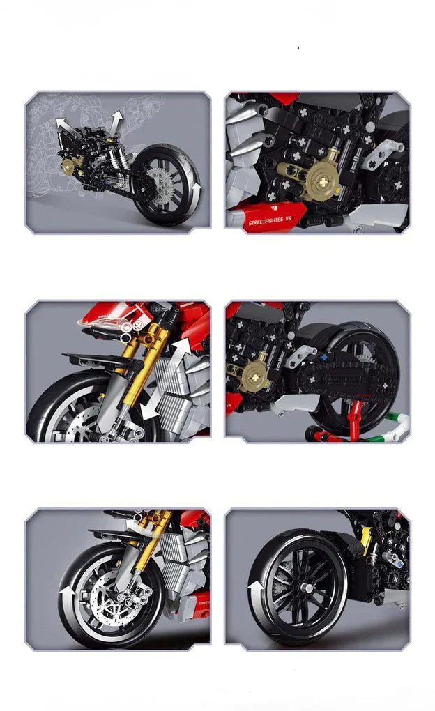 Panlos 672006 - Italian Streetfighter Bike - vue 3 | Power Blockz