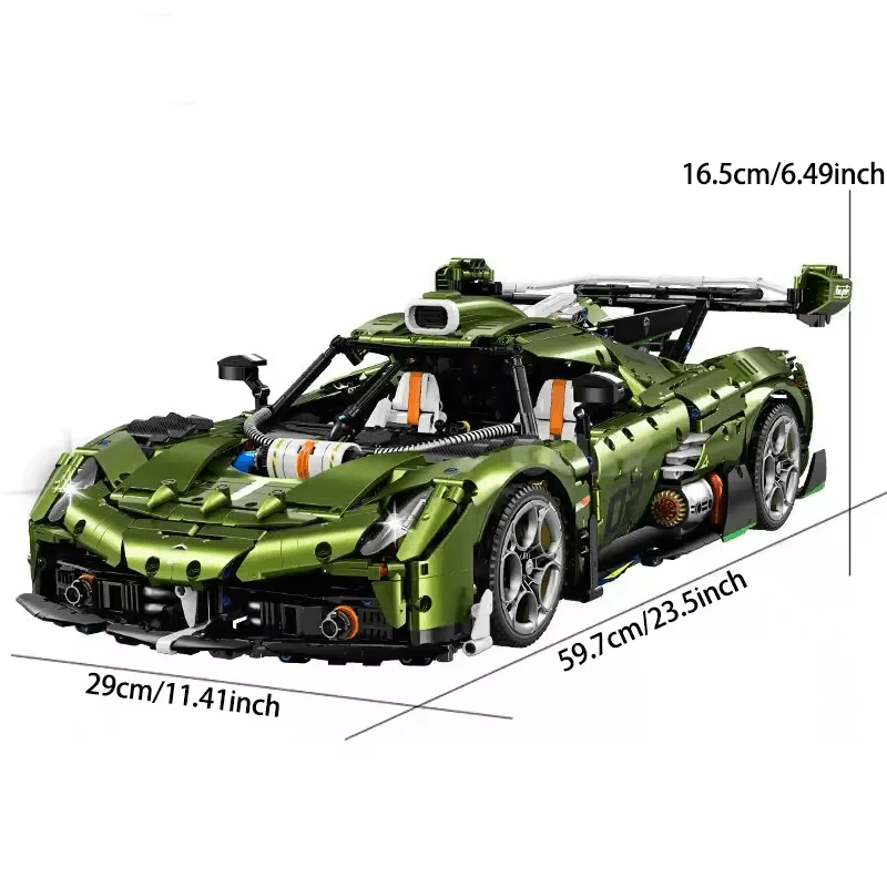CaDa C61048W - Twin-Turbo Track Hypercar - vue 3 | Power Blockz