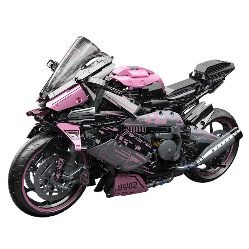 Toylinx 8817 - Pink Cyberpunk Superbike | Power Blockz