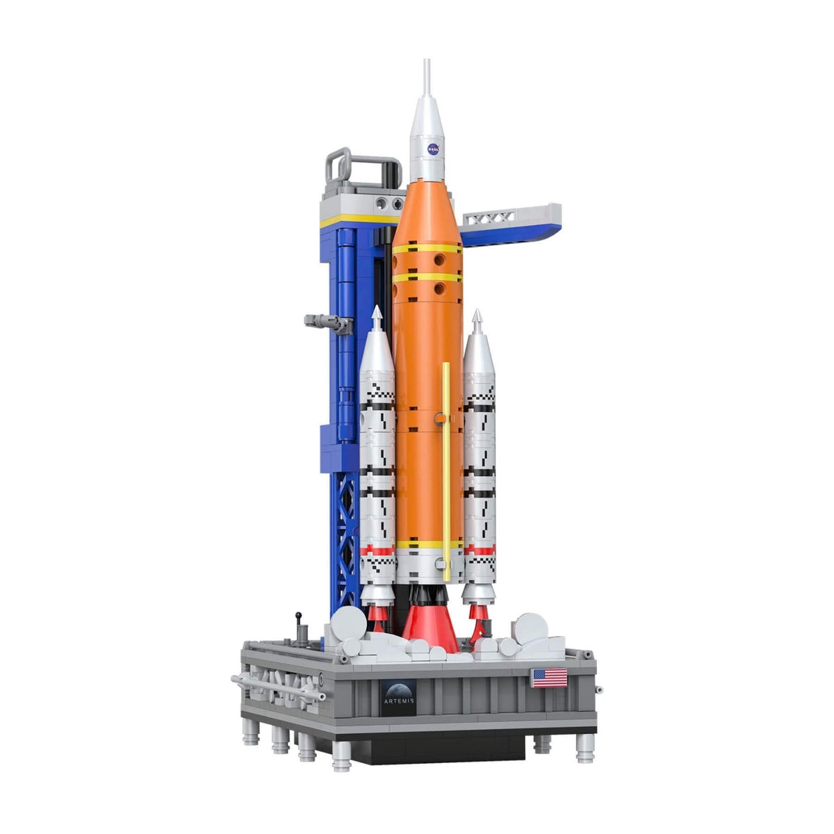 C56049W - SLS Artemis Space Rocket - vue 4 | Power Blockz